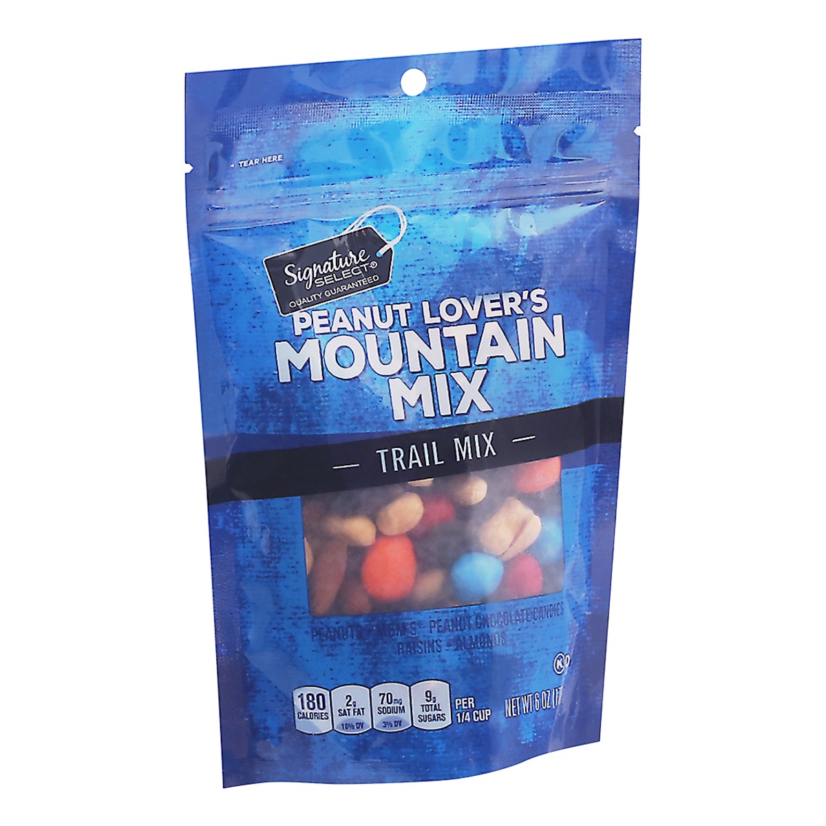 slide 2 of 9, Signature Select Mountain Mix Peanut Lover's Trail Mix 6 oz, 6 oz