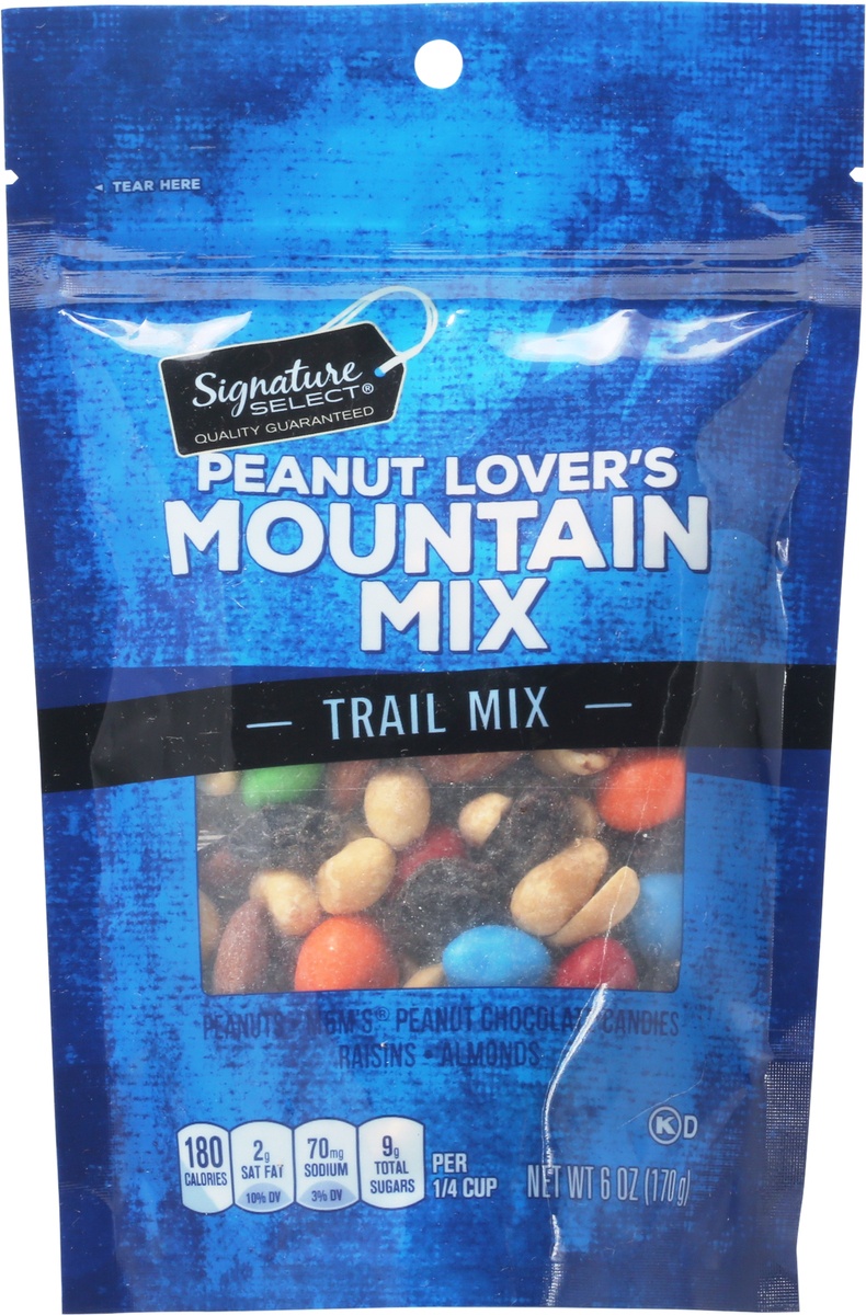 slide 6 of 9, Signature Select Mountain Mix Peanut Lover's Trail Mix 6 oz, 6 oz