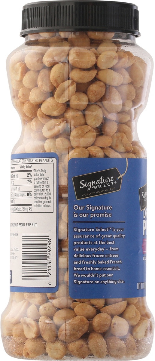slide 7 of 9, Signature Select Lightly Salted Dry Roasted Peanuts 16 oz, 
