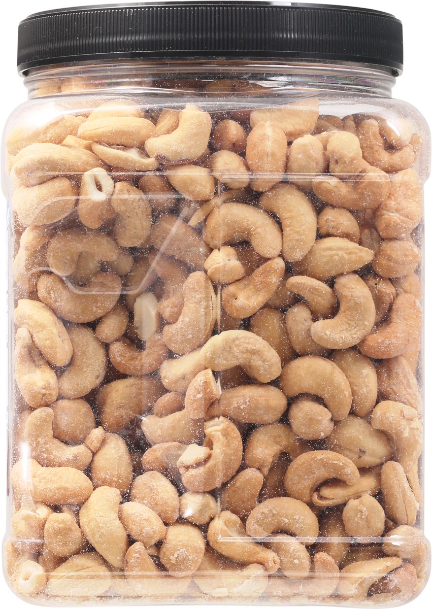 slide 7 of 9, Signature Select Roasted & Salted Whole Cashews 36.4 oz, 