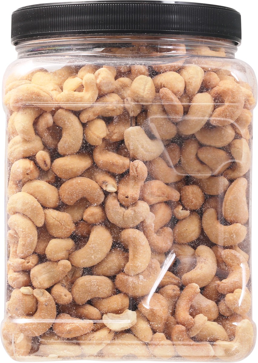 slide 8 of 9, Signature Select Roasted & Salted Whole Cashews 36.4 oz, 