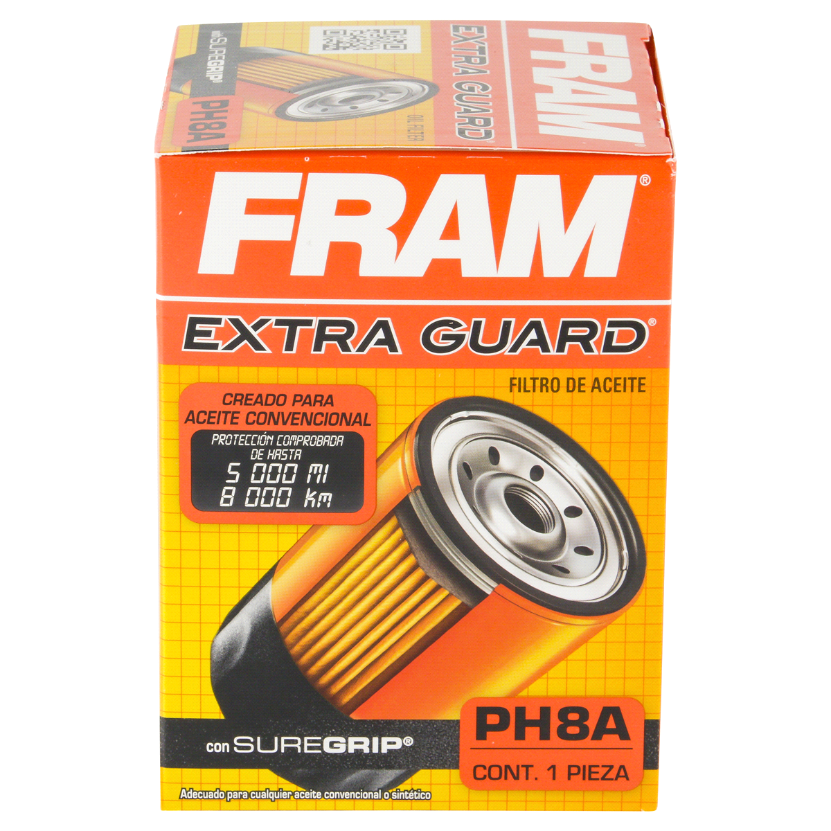 slide 4 of 6, Fram Extra Guard Oil Filter PH8A, 1 ct