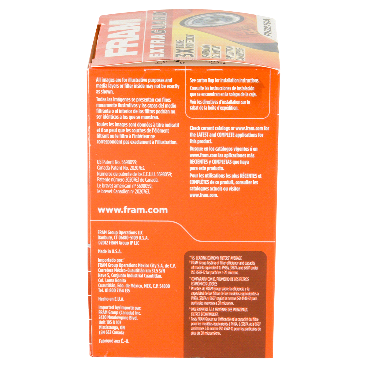 slide 6 of 6, Fram Extra Guard Oil Filter PH2870A, 1 ct