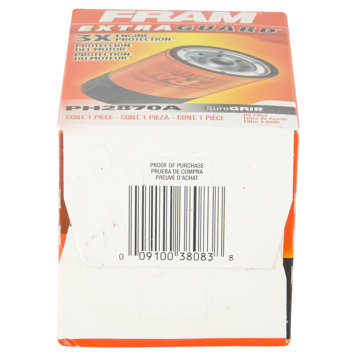 slide 5 of 6, Fram Extra Guard Oil Filter PH2870A, 1 ct