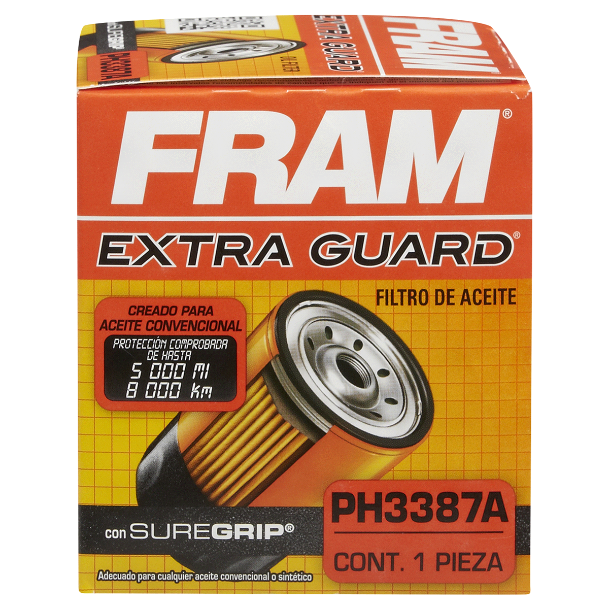 slide 2 of 6, Fram Extra Guard Oil Filter PH3387A, 1 ct