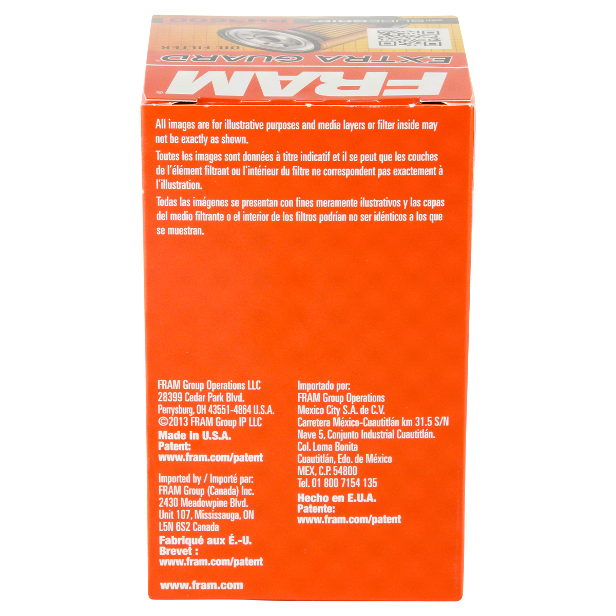 slide 4 of 6, Fram Extra Guard Oil Filter PH3600, 1 ct