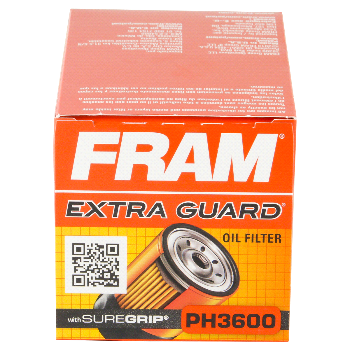 slide 2 of 6, Fram Extra Guard Oil Filter PH3600, 1 ct