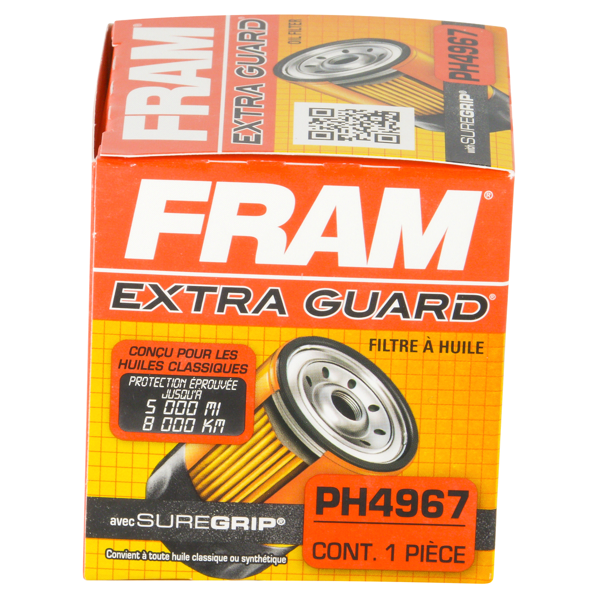 slide 6 of 6, Fram Extra Guard Oil Filter PH4967, 1 ct