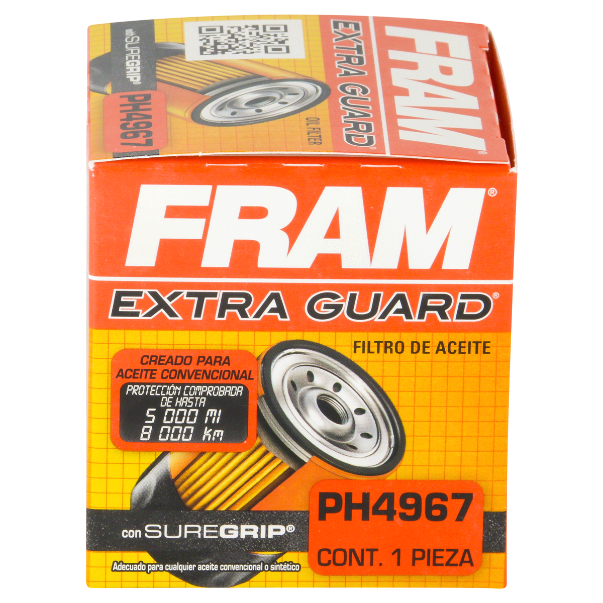 slide 2 of 6, Fram Extra Guard Oil Filter PH4967, 1 ct