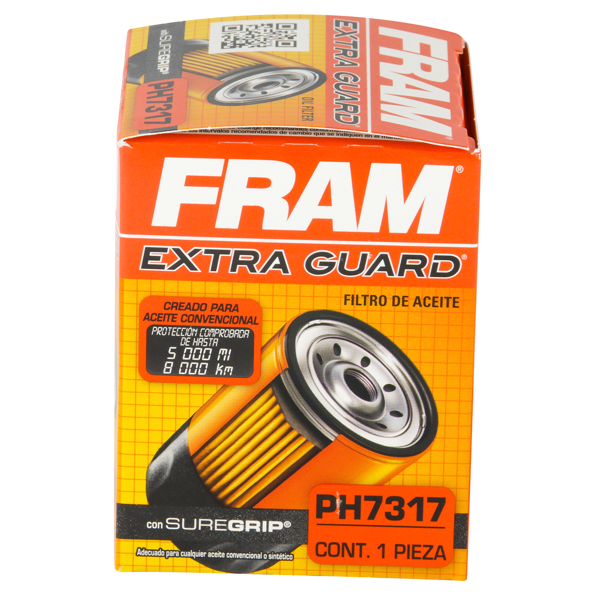 slide 2 of 6, Fram Extra Guard Oil Filter PH7317, 1 ct