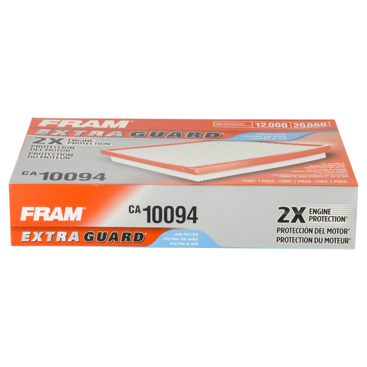 slide 2 of 6, Fram Extra Guard Air Filter CA10094, 1 ct