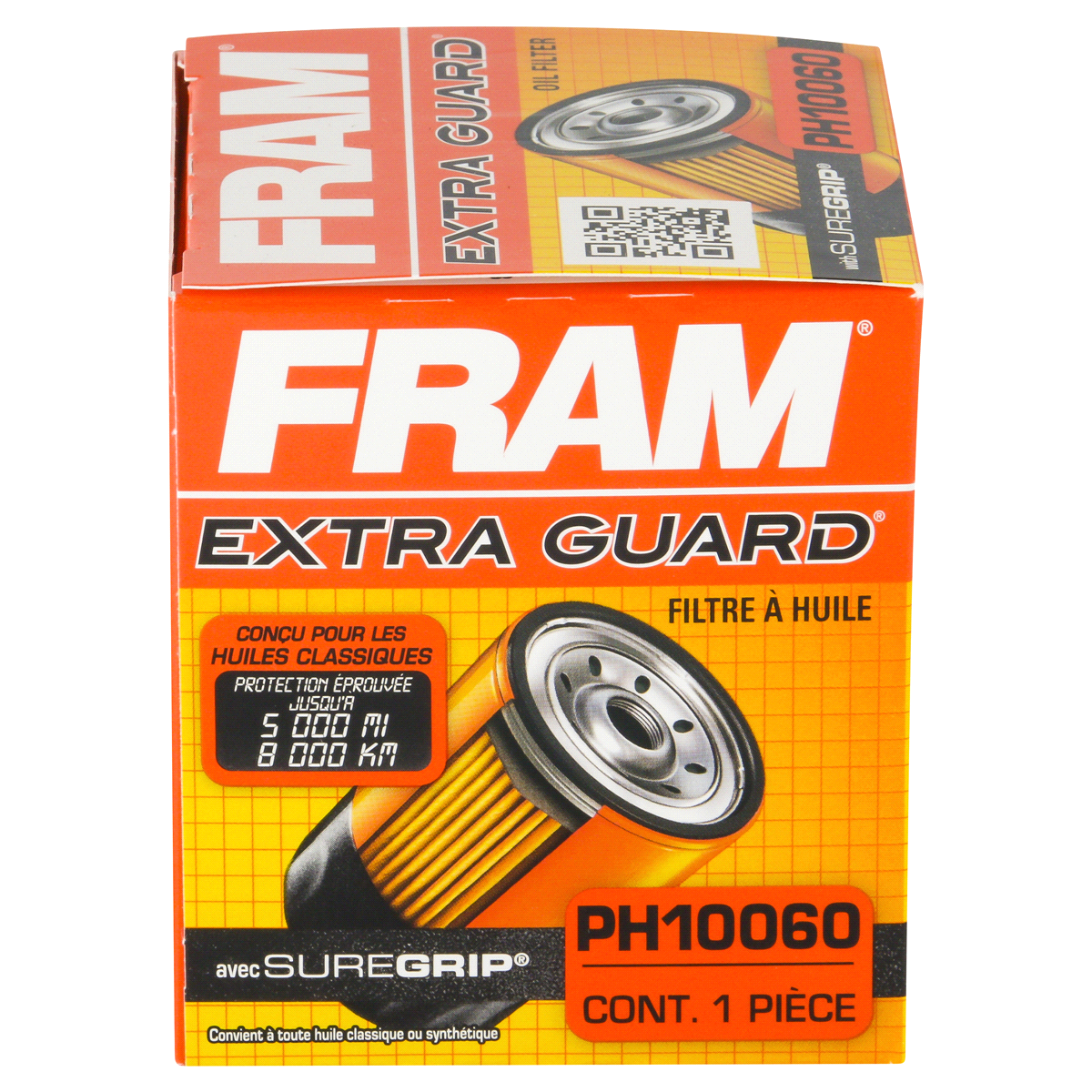 slide 2 of 6, Fram Oil Filter, Extra Guard, 1 ct