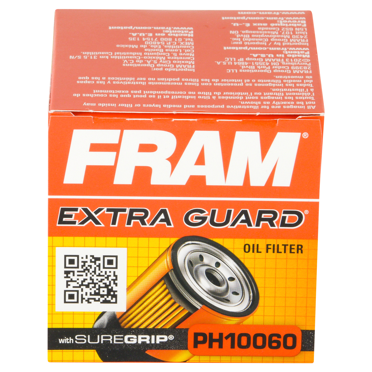 slide 5 of 6, Fram Oil Filter, Extra Guard, 1 ct