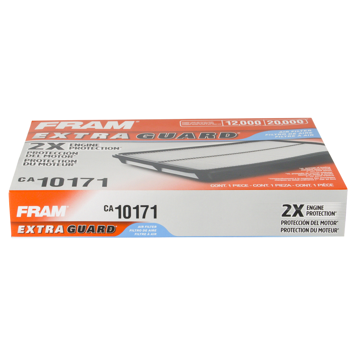 slide 6 of 6, Fram Extra Guard Air Filter CA10171, 1 ct