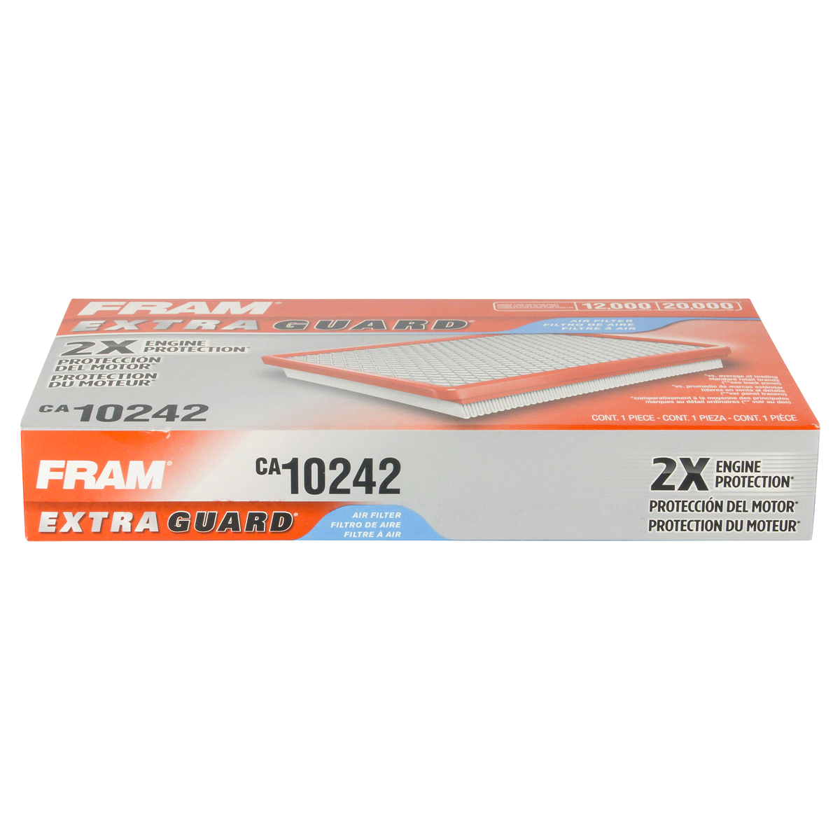 slide 3 of 6, Fram Extra Guard Air Filter CA10242, 1 ct