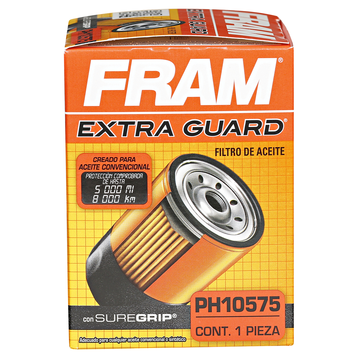 slide 3 of 5, Fram Extra Guard Oil Filter PH10575, 1 ct