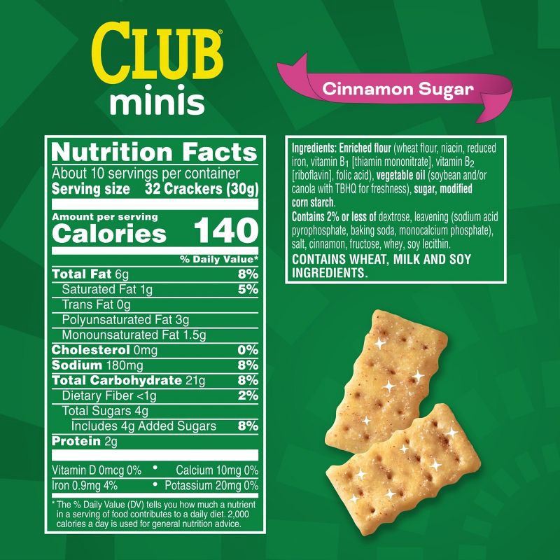 slide 9 of 12, Club Minis Cinnamon Sugar - 11oz, 11 oz