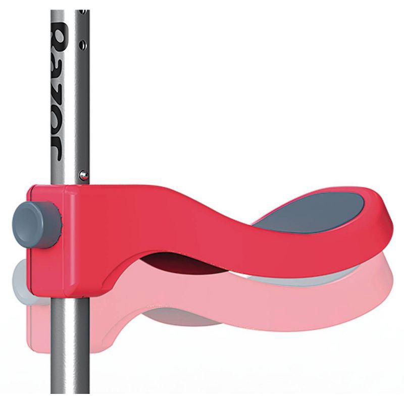 slide 4 of 6, Razor Rollie DLX Kick Scooter - Red: 3-Wheel, Heel Brakes, Ages 2-4, 1 ct