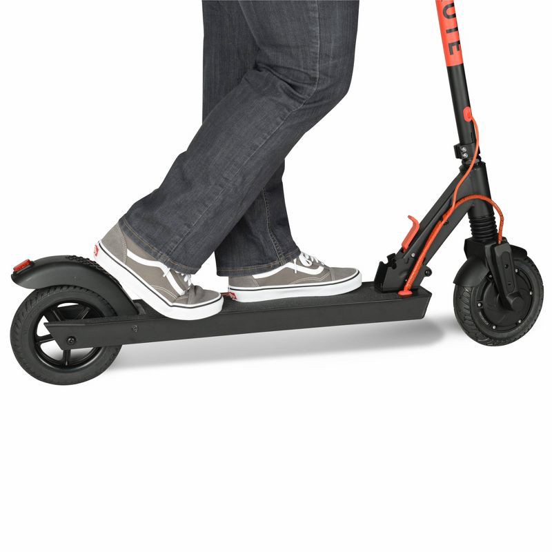 slide 10 of 13, Hyper Skute Folding Electric Scooter 36 Volt Lithium Battery Powered Scooter - Black/Red: Aluminum Frame, 15 MPH, 220 lbs Capacity, 220 lb