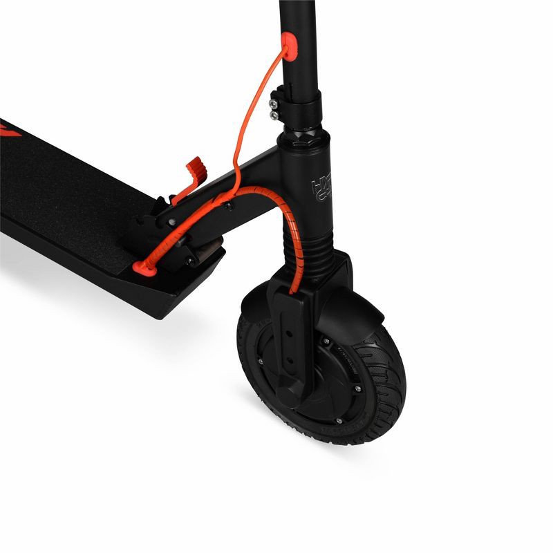 slide 13 of 13, Hyper Skute Folding Electric Scooter 36 Volt Lithium Battery Powered Scooter - Black/Red: Aluminum Frame, 15 MPH, 220 lbs Capacity, 220 lb