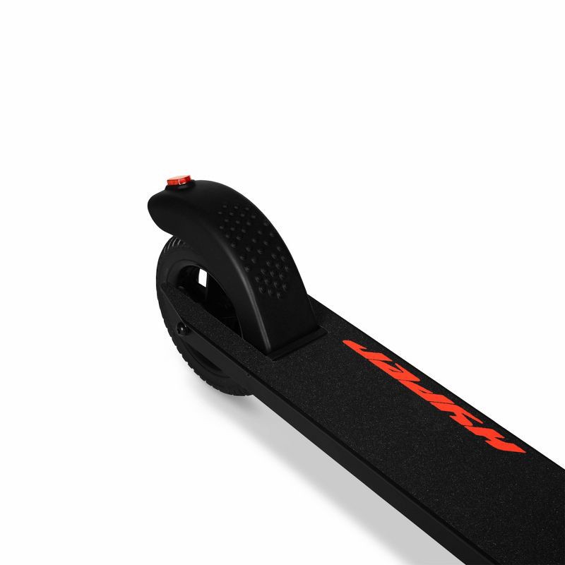 slide 12 of 13, Hyper Skute Folding Electric Scooter 36 Volt Lithium Battery Powered Scooter - Black/Red: Aluminum Frame, 15 MPH, 220 lbs Capacity, 220 lb