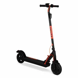 Hyper Skute Folding Electric Scooter 36 Volt Lithium Battery Powered Scooter - Black/Red: Aluminum Frame, 15 MPH, 220 lbs Capacity