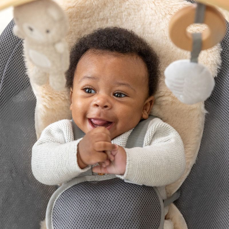 slide 10 of 15, Ingenuity Every Season Swing 'n Go Portable Baby Swing - Wesley - Beige, 1 ct