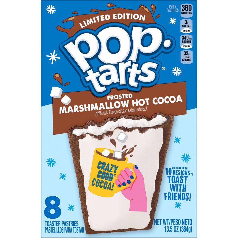 slide 2 of 6, Pop-Tarts Frosted Marshmallow Hot Cocoa - 8ct / 13.5oz, 8 ct; 13.5 oz