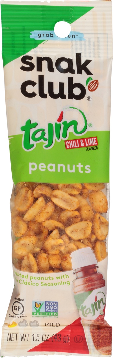 slide 6 of 9, Snack Club Tajin Mild Chili & Lime Flavored Peanuts 1 1.5 oz, 