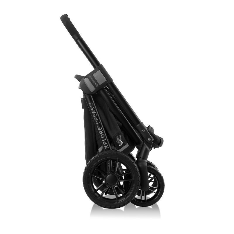 slide 24 of 37, Evenflo Pivot Xplore Dreamz Stroller Wagon with Infant Car Seat Adapter - Jetsetter Black, 1 ct