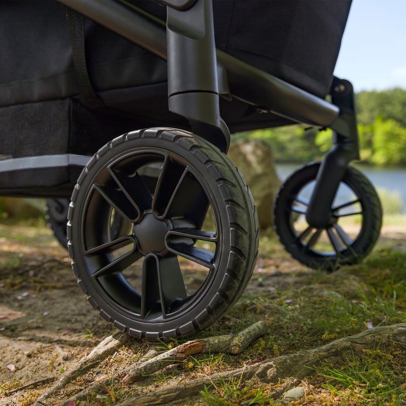 slide 35 of 37, Evenflo Pivot Xplore Dreamz Stroller Wagon with Infant Car Seat Adapter - Jetsetter Black, 1 ct