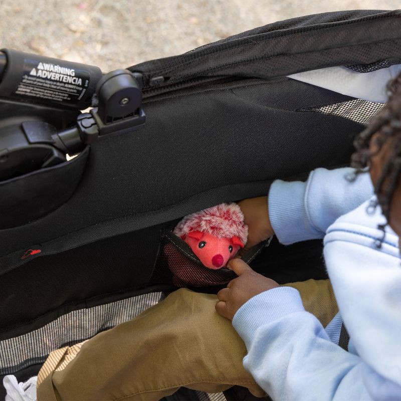 slide 36 of 37, Evenflo Pivot Xplore Dreamz Stroller Wagon with Infant Car Seat Adapter - Jetsetter Black, 1 ct