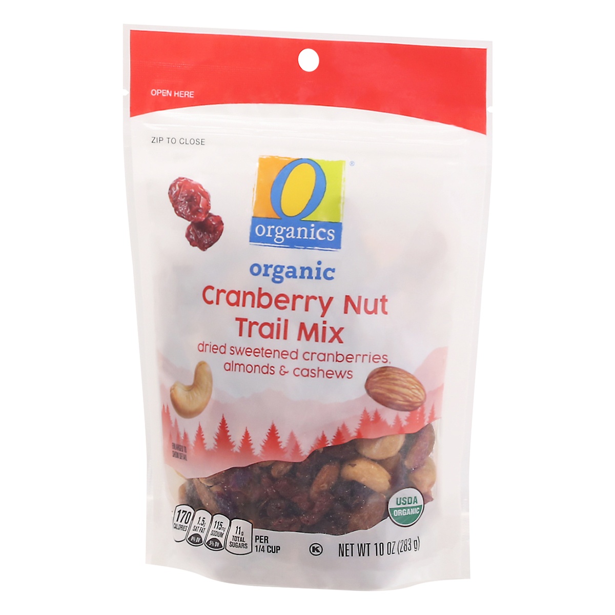 slide 3 of 9, O Orgnc Trail Mix Cranberry Nut, 