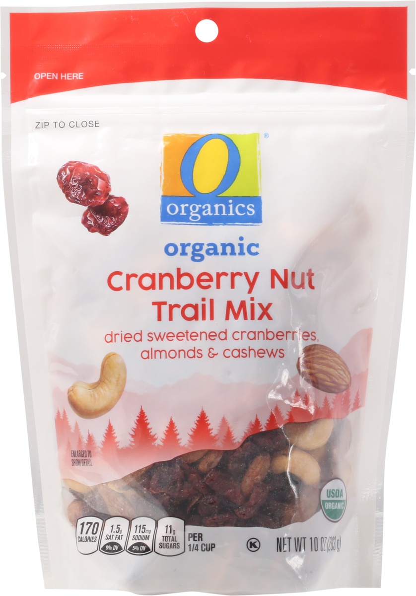 slide 6 of 9, O Orgnc Trail Mix Cranberry Nut, 