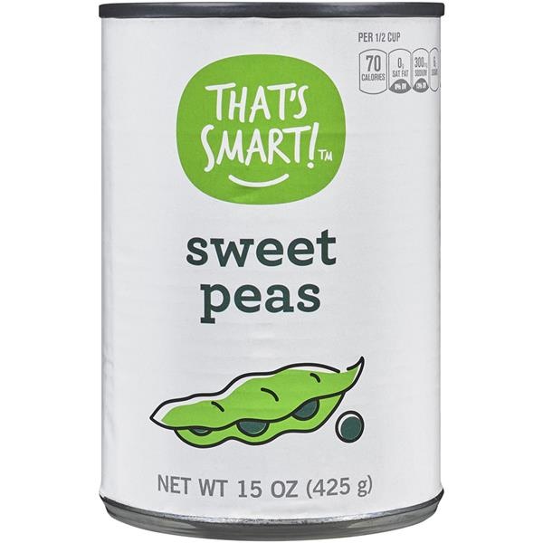 slide 1 of 1, That's Smart! Sweet Peas, 15 oz