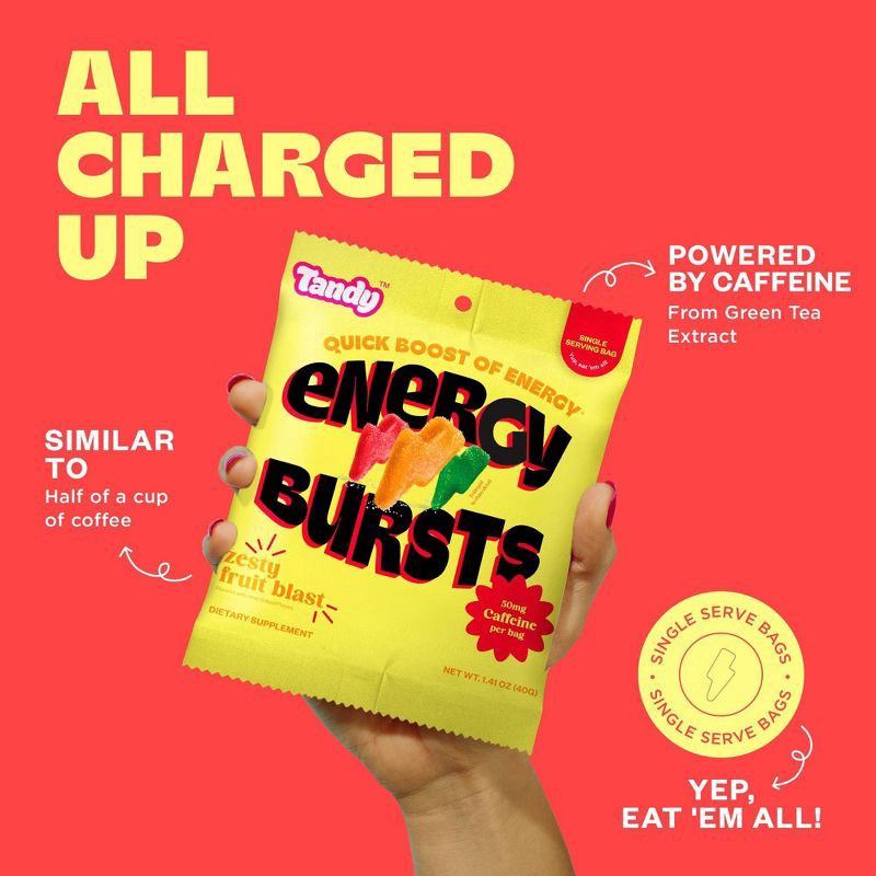 slide 2 of 8, Tandy Energy Bursts Gummy Supplement - 1.41oz, 1.41 oz