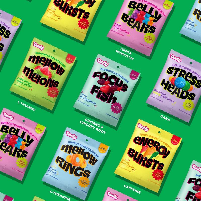 slide 3 of 8, Tandy Mellow Melons Gummy Supplement - 1.41oz, 1.41 oz