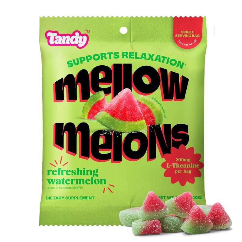 slide 1 of 8, Tandy Mellow Melons Gummy Supplement - 1.41oz, 1.41 oz