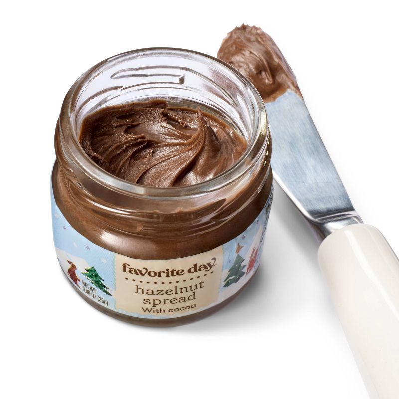 slide 2 of 4, Christmas Hazelnut Spread with Cocoa - 0.88oz - Favorite Day™, 0.88 oz