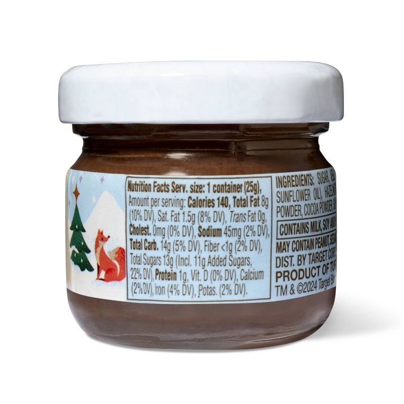 slide 2 of 4, Christmas Hazelnut Spread with Cocoa - 0.88oz - Favorite Day™, 0.88 oz