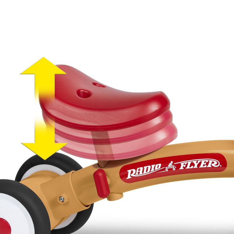 slide 5 of 11, Radio Flyer Lil' Racers Percy the Pony Riding Toy: Steel & Plastic, Ages 1-3, 42 lb Capacity, 42 lb