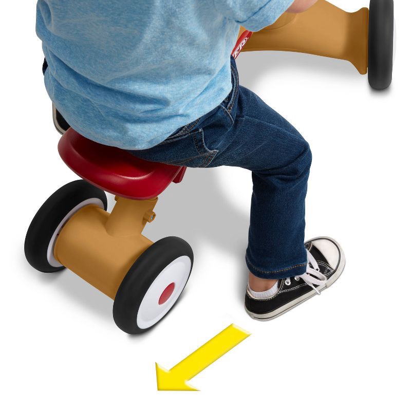 slide 8 of 11, Radio Flyer Lil' Racers Percy the Pony Riding Toy: Steel & Plastic, Ages 1-3, 42 lb Capacity, 42 lb