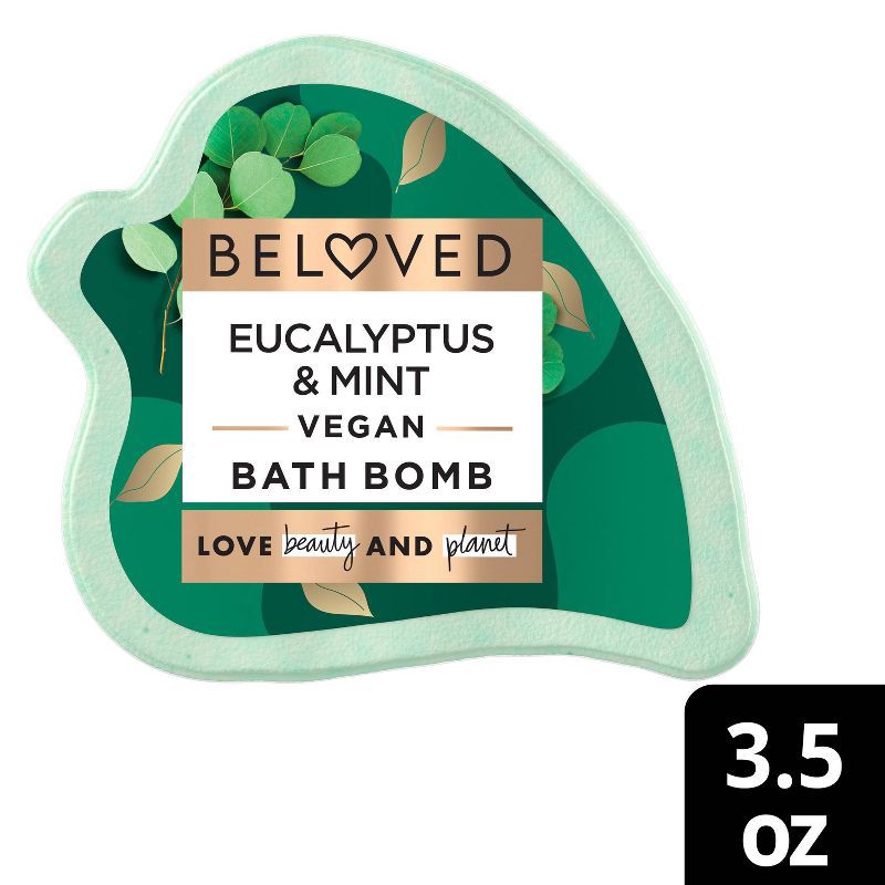 slide 1 of 7, Beloved Eucalyptus & Spearmint Bath Bomb 3.5pz, 1 ct