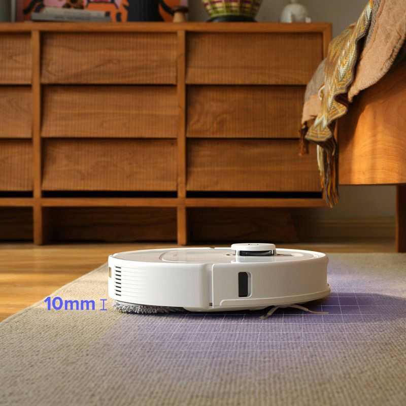 slide 16 of 17, Roborock Qrevo Pro Robot Vacuum and Mop with FlexiArm Edge Mopping, Dynamic Hot Water Re-Wash and Re-Mop and 7,000 Pa Suction, 1 ct