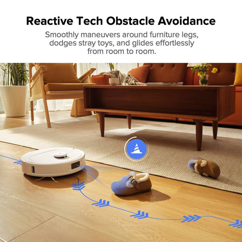 slide 7 of 17, Roborock Qrevo Pro Robot Vacuum and Mop with FlexiArm Edge Mopping, Dynamic Hot Water Re-Wash and Re-Mop and 7,000 Pa Suction, 1 ct