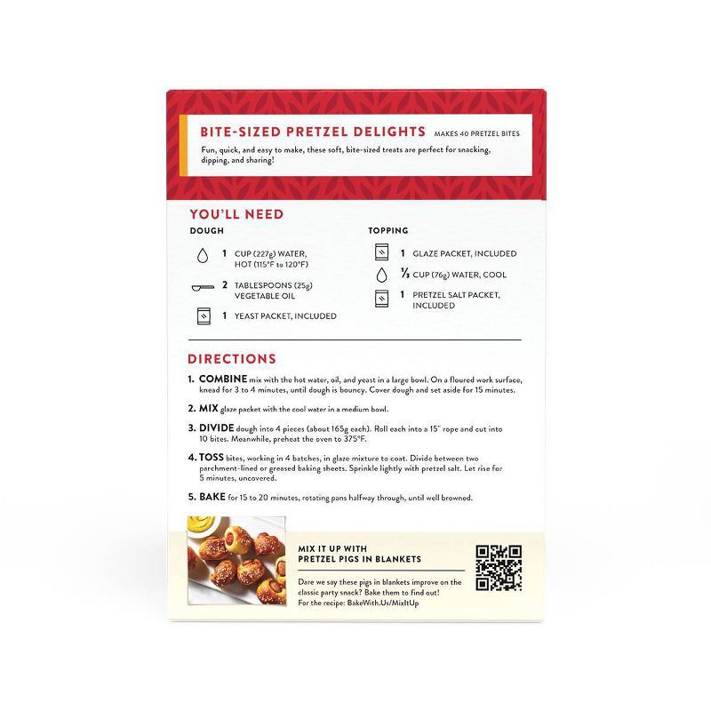 slide 2 of 8, King Arthur Soft & Chewy Pretzel Bites Mix Kit - 15.6oz, 15.6 oz