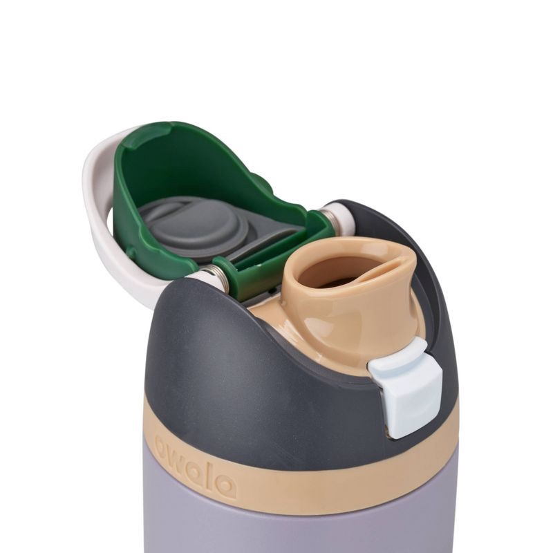 slide 2 of 5, Owala 24oz FreeSip Stainless Steel Water Bottle - Due North: Portable Drinkware, All Ages, 24 oz