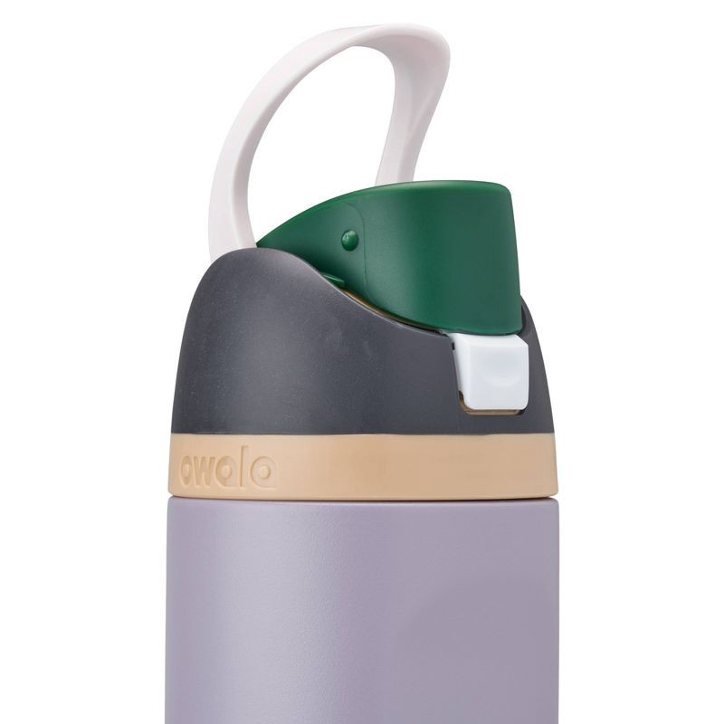 slide 4 of 5, Owala 24oz FreeSip Stainless Steel Water Bottle - Due North: Portable Drinkware, All Ages, 24 oz