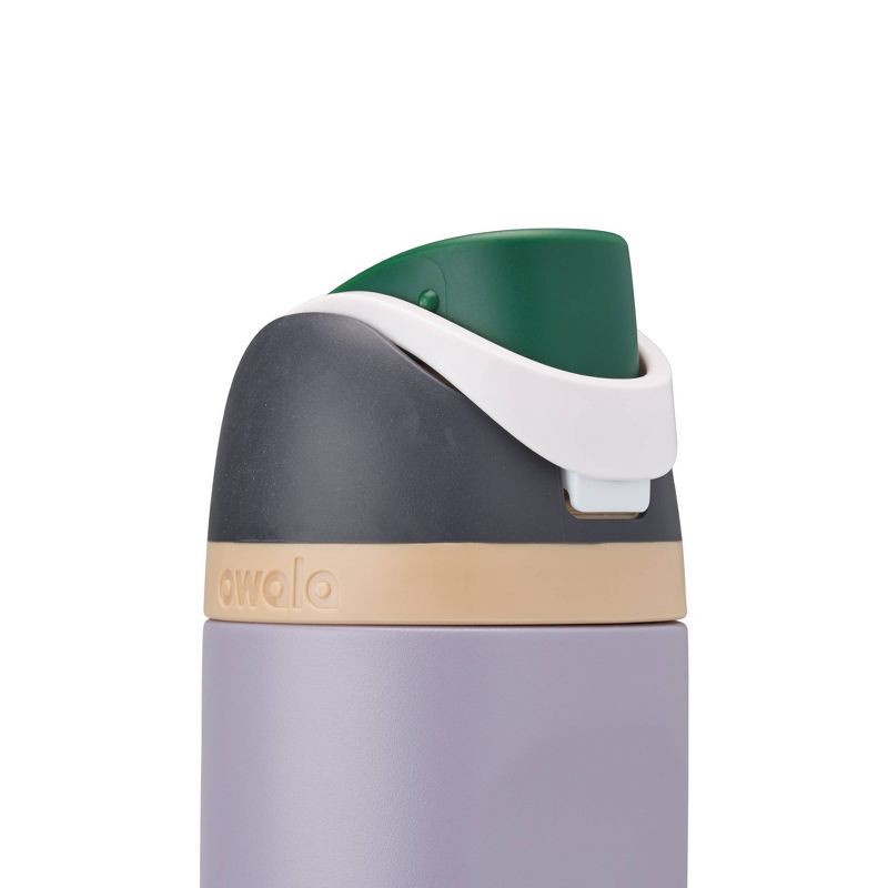 slide 5 of 5, Owala 24oz FreeSip Stainless Steel Water Bottle - Due North: Portable Drinkware, All Ages, 24 oz