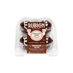 Rubicon Chocolate Cream Filled Cupcake - 10oz/4ct